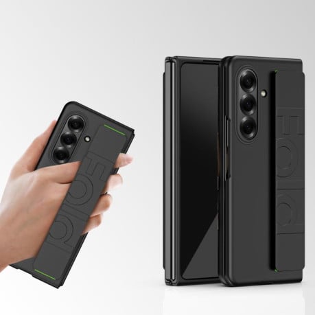 Чехол Skin Elastic Wrist Grip Back Cover на Samsung Galaxy Fold 7 5G - белый