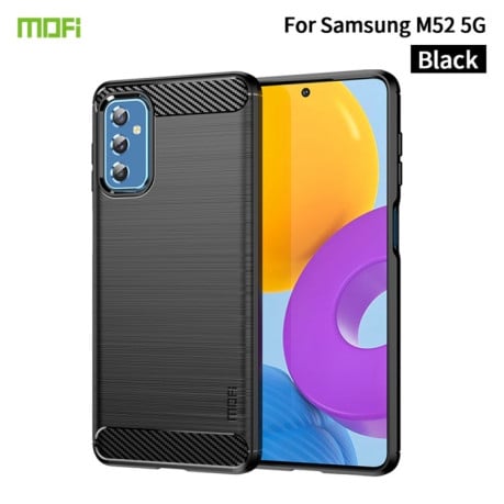 Противоударный чехол MOFI Gentleness Series для Samsung Galaxy M52 5G - черный