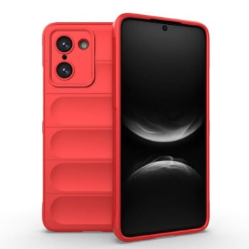 Силиконовый чехол Magic Flannel на OnePlus Ace 5 Racing / Nord 5 - красный