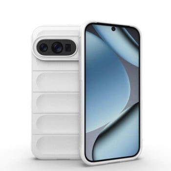 Силиконовый чехол Magic Flannel для Google Pixel 10 / 10 Pro 5G Global — белый