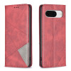 Чехол-книжка Rhombus Texture для Google Pixel 8 - красный