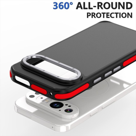 Протиударний чохол Dual-Color Skin Feel Shockproof Series для Google Pixel 9 Pro XL - червоний