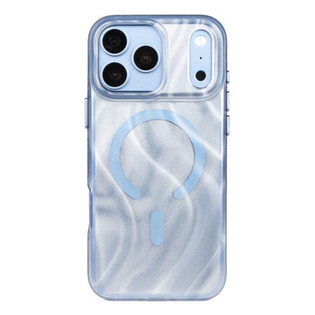 Магнітний гібридний чохол Mutural Glow Desert на iPhone 18 Pro Max — синій