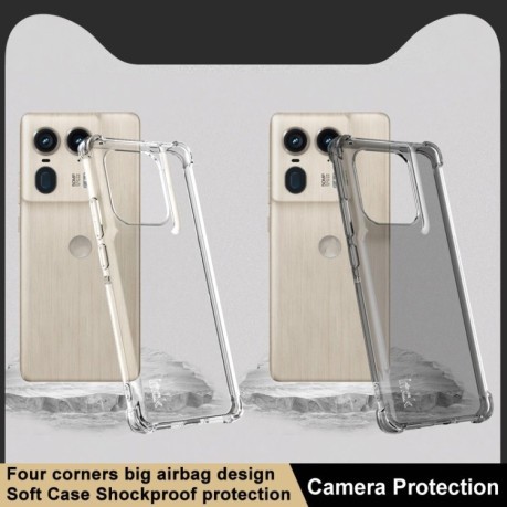 Чохол imak Shockproof Airbag для Motorola Edge 50 Ultra 5G - чорний