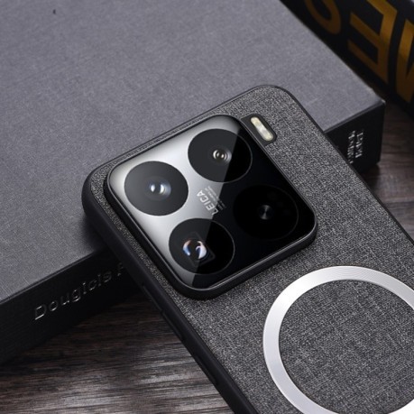 Чохол протиударний CD Magnetic Cloth Texture для Xiaomi 15 - чорний