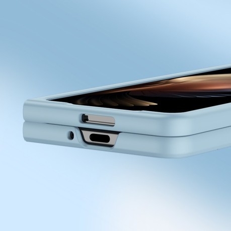 Силиконовый чехол Skin Feel Magic Shield для Samsung Galaxy Fold 5 - голубой