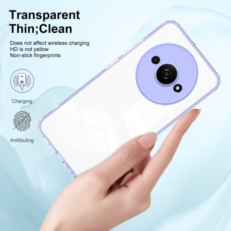 Противоударный чехол Clear Color Frame для Xiaomi Redmi A3 - фиолетовый