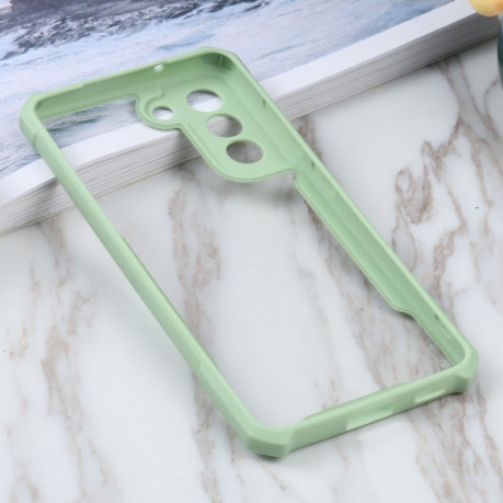 Противоударный чехол Acrylic для Samsung Galaxy S21 FE - зеленый