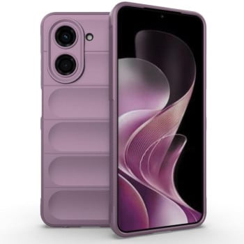 Силиконовый чехол Magic Flannel для Xiaomi Redmi A5 4G 171.7mm / Xiaomi Poco C71 4G - фиолетовый