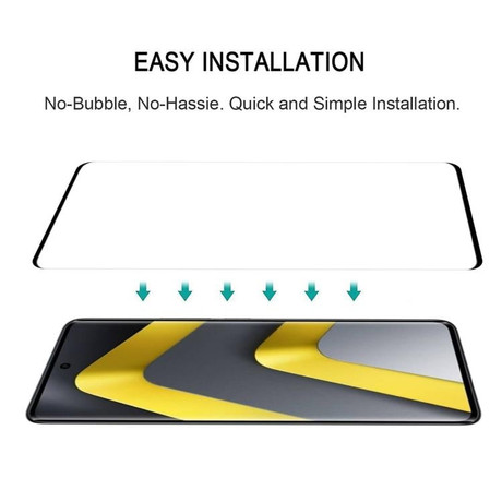 Защитное стекло 9H HD 3D Curved (Edge Glue) на Xiaomi Poco M8 Pro 5G