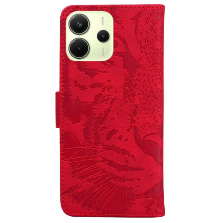 Чехол-книжка Tiger Embossing для Xiaomi Redmi Note 14 4G 164.84mm - красный