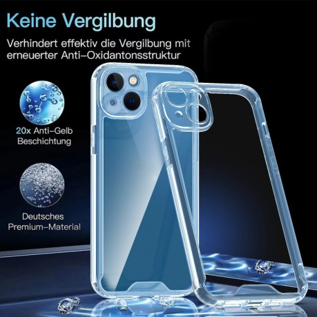 Чохол протиударний Colorful Acrylic Series для iPhone 14 Plus - синій