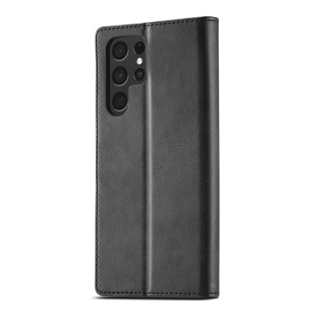 Чехол книжка LCIMEEKE Calf Texture на Samsung Galaxy S25 Ultra 5G - черный