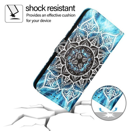 Чохол-книжка Colored Drawing Pattern Plain Weave Leather для Xiaomi 14T Pro - Mandala