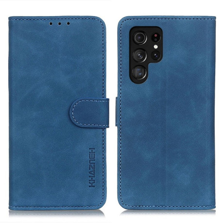 Чохол-книжка KHAZNEH Cowhide Texture  для Samsung Galaxy S25 Ultra 5G - синій