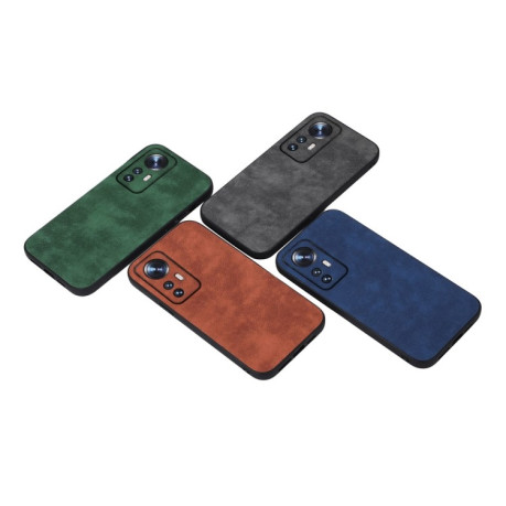 Противоударный чехол Morocco Texture для Xiaomi 12 Pro - зеленый