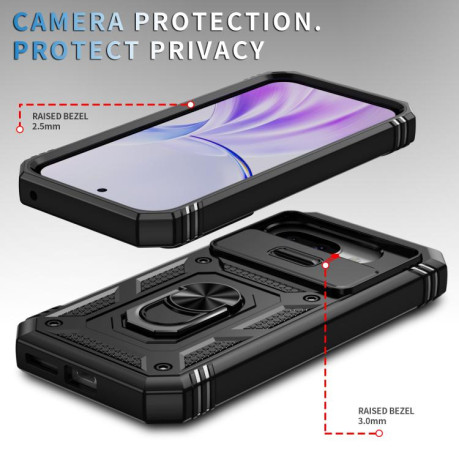 Протиударний чохол Sliding Camshield для Google Pixel 9a - чорний