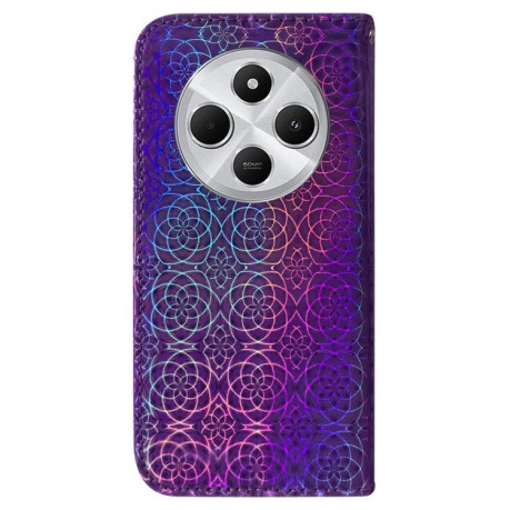 Чехол-книжка Solid Color Colorful на Xiaomi Redmi 14C 4G/Poco C75/Redmi A4 5G - фиолетовый