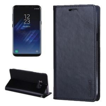 Кожаный чехол-книжка MERCURY GOOSPERY BLUE MOON  на Samsung Galaxy S8 + / G955 -черный