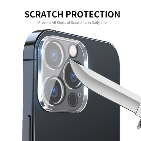Защитное стекло на камеру ENKAY Hat-Prince 9H для iPhone 17 Pro - черное
