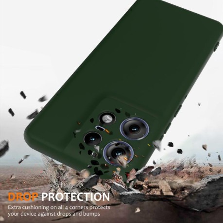 Силіконовий чохол Shockproof Silicone Magsafe для Motorola Edge 50 Pro - зелений