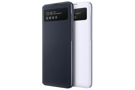 Оригинальный чехол-книжка Samsung S View Wallet для Samsung Galaxy Note 10 Lite white (EF-EN770PWEGEU)