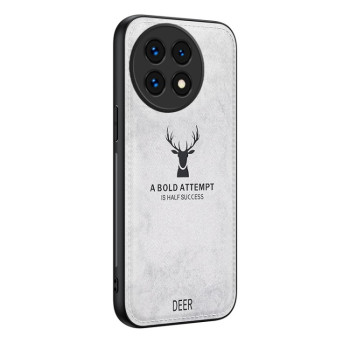 Ультратонкий чохол Deer Head Cloth Skin для OnePlus 13 - сірий