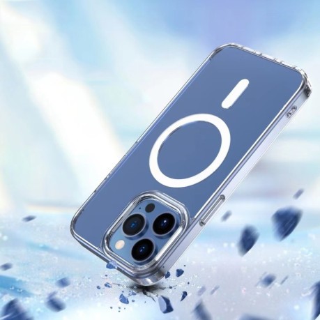 Протиударний чохол Mutural Jingtou Series (MagSafe) для iPhone 15 Pro - прозорий