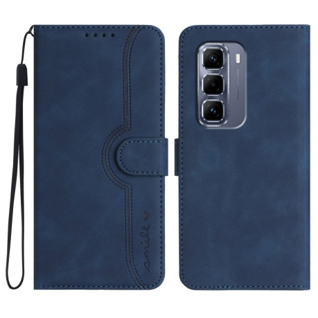 Чехол-книжка Skin Feel Heart Amile для Infinix Hot 50 Pro+ 4G - синий