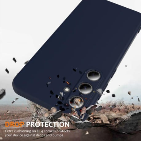 Силіконовий чохол Shockproof Silicone з Magsafe на Samsung Galaxy S25 FE 5G - синій