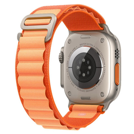 Ремешок Nylon Loop для Apple Watch Series 8/7 41mm/40mm /38mm - оранжево-желтый