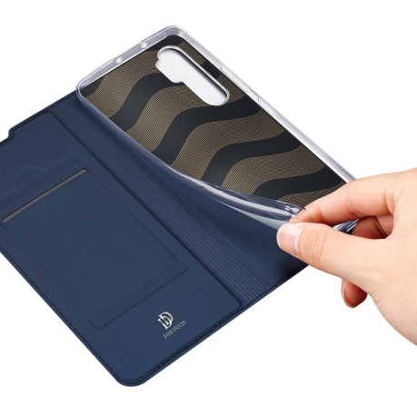 Чехол-книжка DUX DUCIS Skin Pro Series на Xiaomi Mi Note 10 Lite - синий