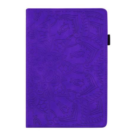 Чехол-книжка Calf Pattern Design Embossed для Xiaomi Mi Pad 5 / 5 Pro - фиолетовый