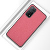 Чохол протиударний Cloth Texture на Xiaomi Mi 10T / 10T Pro - рожевий