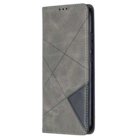 Чехол-книжка Rhombus Texture на Xiaomi Redmi 10A/9C - серый