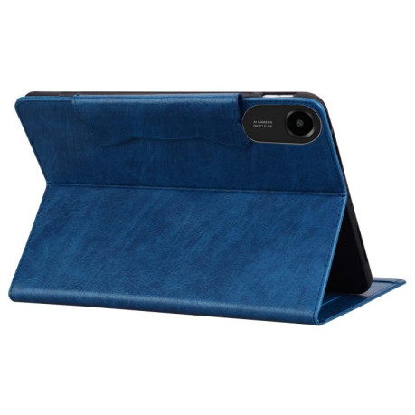 Чехол-книжка Cat Buckle Leather на Xiaomi Redmi Pad 2 - синий