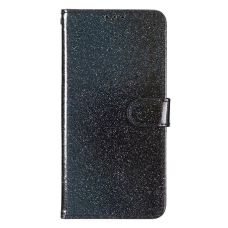 Чехол-книжка Glittery Powder Flip на Samsung Galaxy A55 - черный