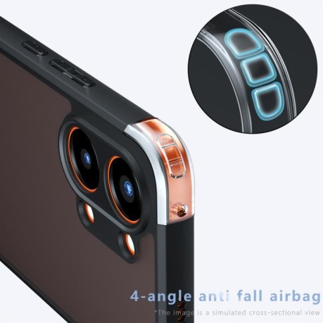 Протиударний чохол Armor Precise Hole гібрид на Xiaomi Redmi Turbo 5 Max / Poco X8 Pro Max — прозорий