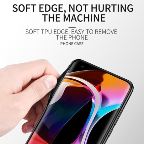 Противоударный чехол Cloth Texture на Samsung Galaxy A72 - черный