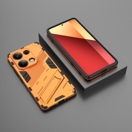 Противоударный чехол Punk Armor для Xiaomi Redmi Note 13 Pro 4G / POCO M6 Pro 4G   - оранжевый
