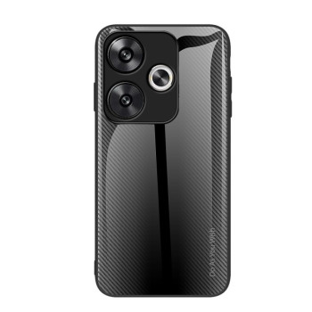 Протиударний чохол Gradient Glass для Xiaomi Poco F6 - чорний