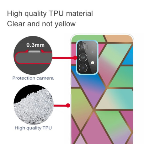 Противоударный чехол Marble Pattern для Samsung Galaxy A52/A52s - Rhombus Gradient