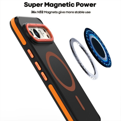 Протиударний чохол Dual-Color Skin Feel Magsafe Magnetic для Google Pixel 9 Pro XL - синій
