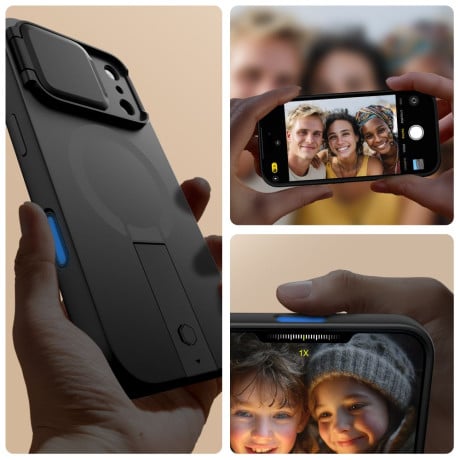 Чохол Tech-Protect Kevlar Aura з MagSafe на iPhone 17 Pro - Black