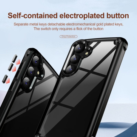 Противоударный чехол Lens Protection на Samsung Galaxy S24+ 5G - черный