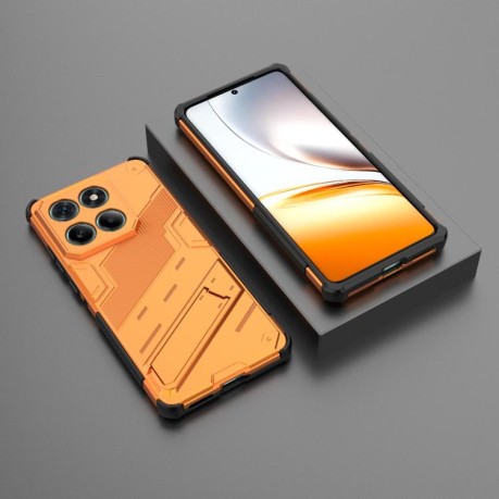 Противоударный чехол Punk Armor для Motorola Edge 60 Fusion 5G - оранжевый