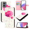 Чехол-книжка 3D Painting для Motorola Moto G55 - Flower