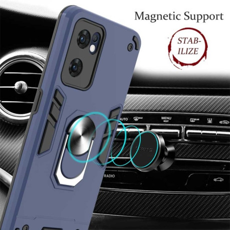 Противоударный чехол Armour Series на OPPO Reno7 5G Global/ Find X5 Lite/OnePlus Nord CE2 5G  - красный