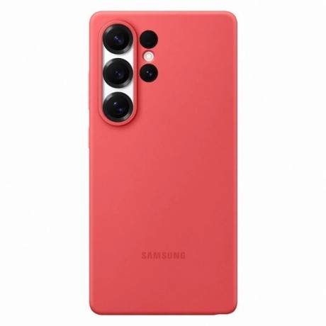 Оригинальный чехол Samsung Silicone Case для Samsung Galaxy S25 Ultra - red (EF-PS938CREGWW)