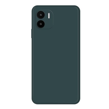 Противоударный чехол Imitation Liquid Silicone для Xiaomi Redmi A1/A2 - темно-зеленый